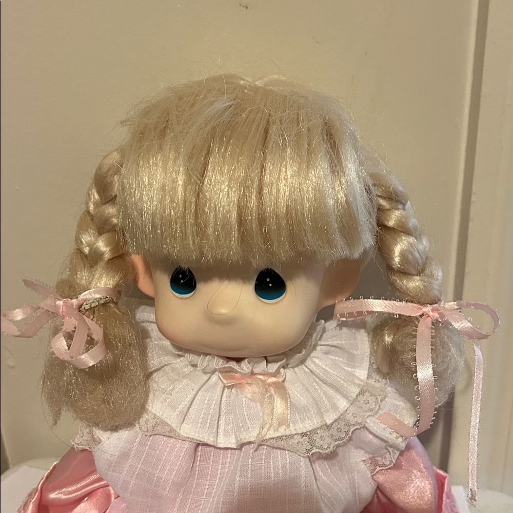 1987 Precious Moments Pink Missy Doll By Samuel Butcher - Picture 2 of 7